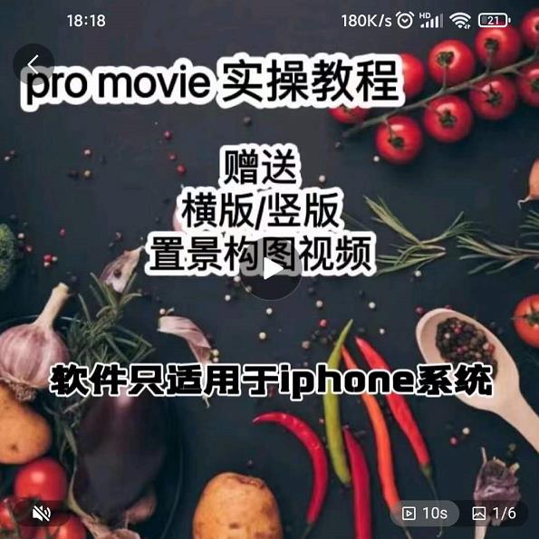 漆十二美食摄影，25​节promovie实操高手课节_北创网