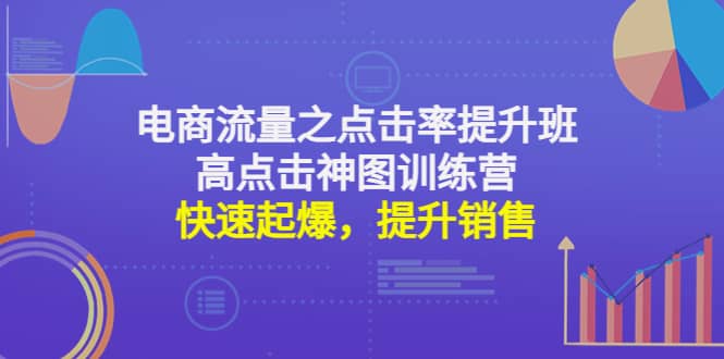 电商流量之点击率提升班 高点击神图训练营：快速起爆，提升销售_北创网