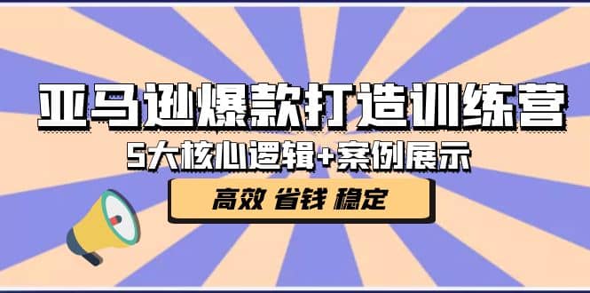 亚马逊爆款打造训练营：5大核心逻辑 案例展示 打造爆款链接 高效 省钱 稳定_北创网