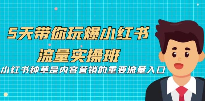 5天带你玩爆小红书流量实操班，小红书种草是内容营销的重要流量入口_北创网