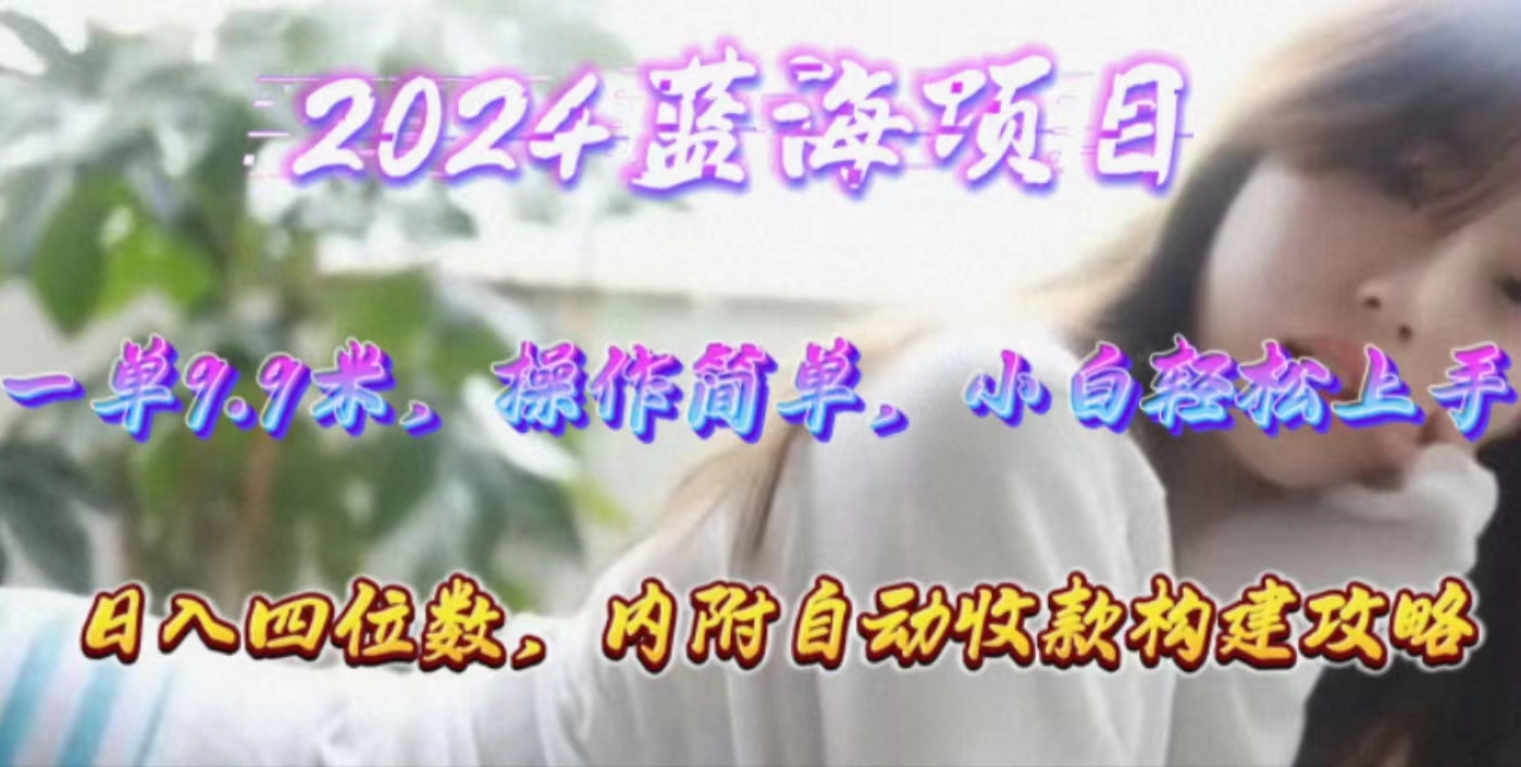 年轻群体的蓝海市场，1单9.9元，操作简单，小白轻松上手，日入四位数_北创网